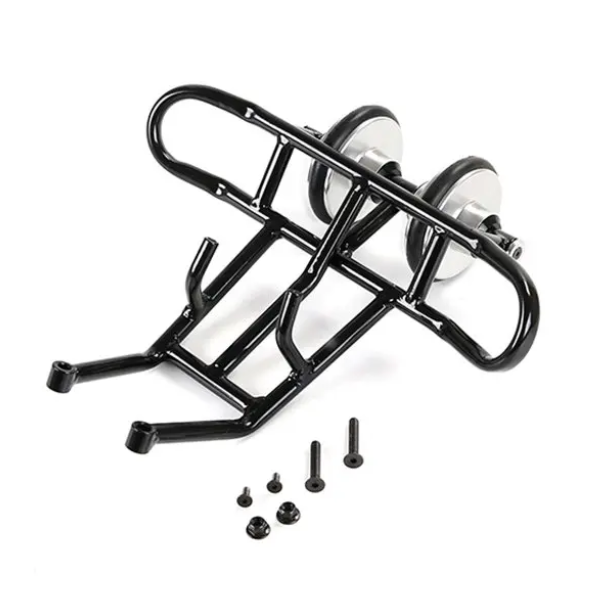 Baja Rear Double Wheel Bar Wheelie Bar Bumper for Hpi Rovan KM Baja 5B SS