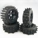 ( Special for UK ) New Strong Nipple Tires Wheels for HPI Rovan KM Baja 5b 5t SS DBXL LT 5ive T