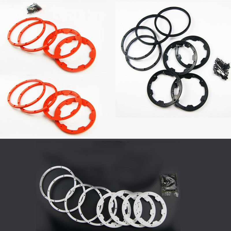 (CN, US) 8 pcs wheel rim bead lock ring set fit HPI Rovan Baja 5B SS King Motor