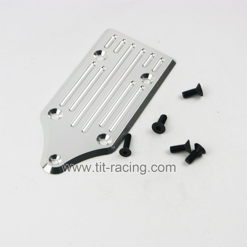 ( CN, US ) Aluminum Chassis Front Rear Skid Protect Plate for Losi 5ive T Rovan LT X2