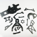 （CN, US ）Carbon Fiber Chassis plates Upgrade Kit for HPI ROVAN KM baja 5b 5t buggy