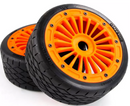 2pcs Set on Road Tire and Nylon Wheel for 1/5 Rofun Rovan F5 MCD RR5