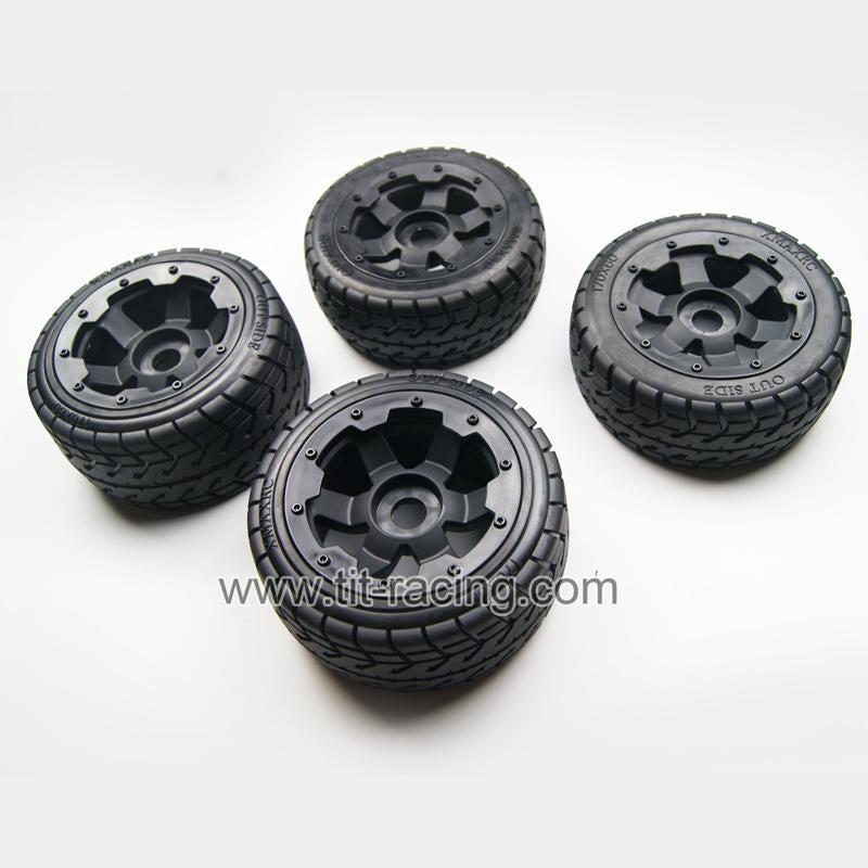 ( Special for UK ) Front Rear on Road Wheel Tire Kit Fit Hpi Rovan Km Baja 5b SS