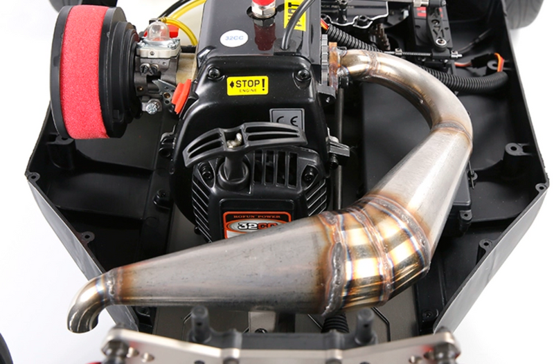 Stainless Steel Exhaust Pipe for LT/ Losi 5ive T / 30°N 29CC,30.5CC,32CC,36CC,45CC Engines
