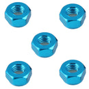 5pcs Set Aluminum Alloy Nuts with Lock M3 / M4 / M5