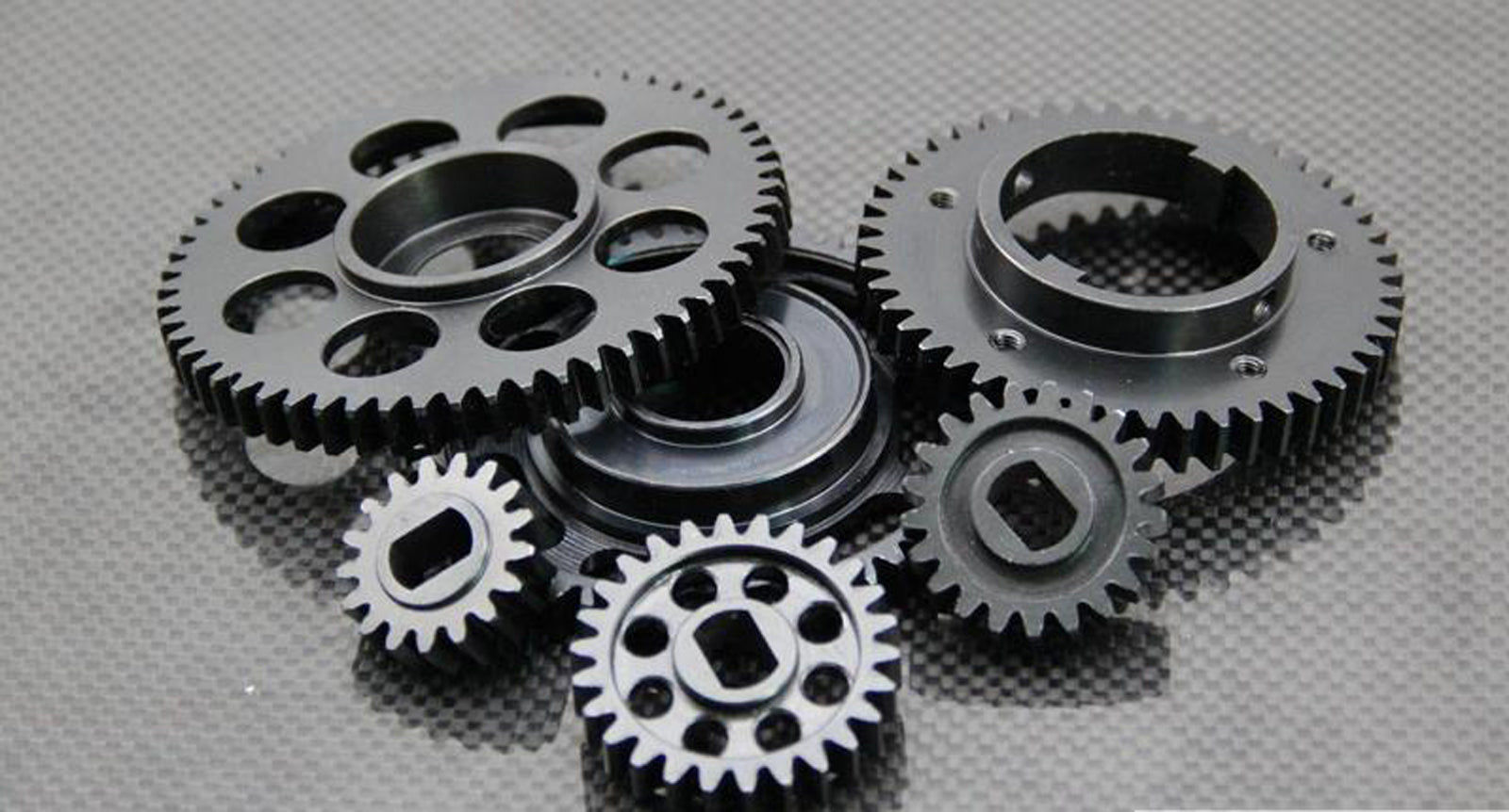 (CN) 3 Speed Variable Speed Gear Transmission Set for Hpi Km Rv Baja 5b Ss 5t Sc Buggy Truck