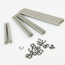 ( CN ) 10pcs of hinge pins wish 20x E clips for HPI Baja 5B 5T Rovan King Motor