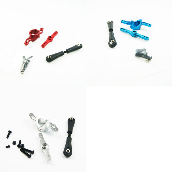 ( CN ) CNC Aluminum Push-Pull Steering Kit Fit LOSI 5IVE-T, Rovan LT SLT & KM X2