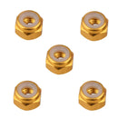 5pcs Set Aluminum Alloy Nuts with Lock M3 / M4 / M5