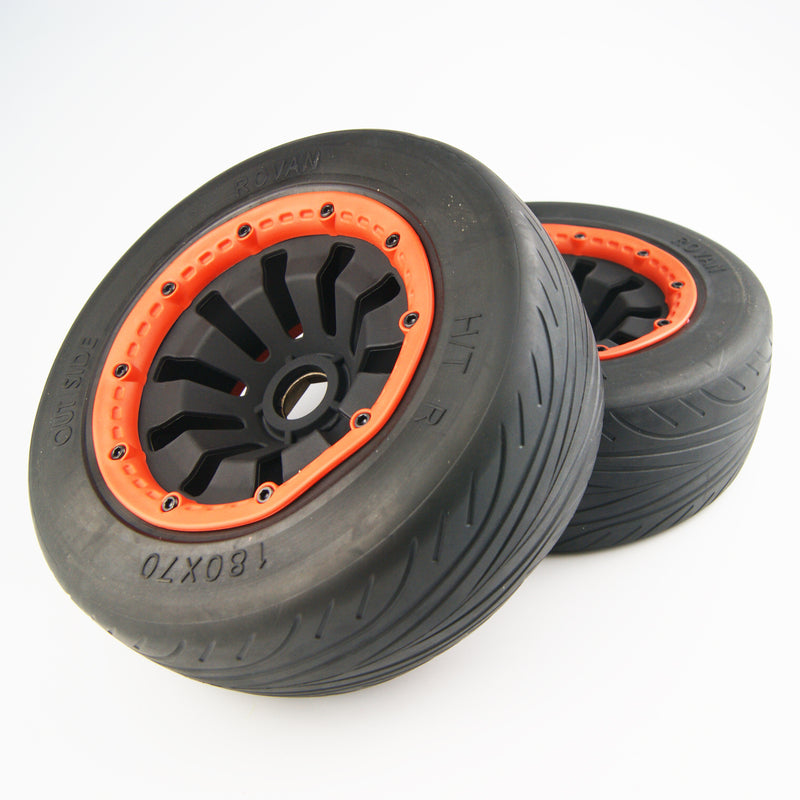 Wheels Tires Kit for LOSI 5IVE-T / Rovan LT / 30 Degree North / Baja 5B / DBXL