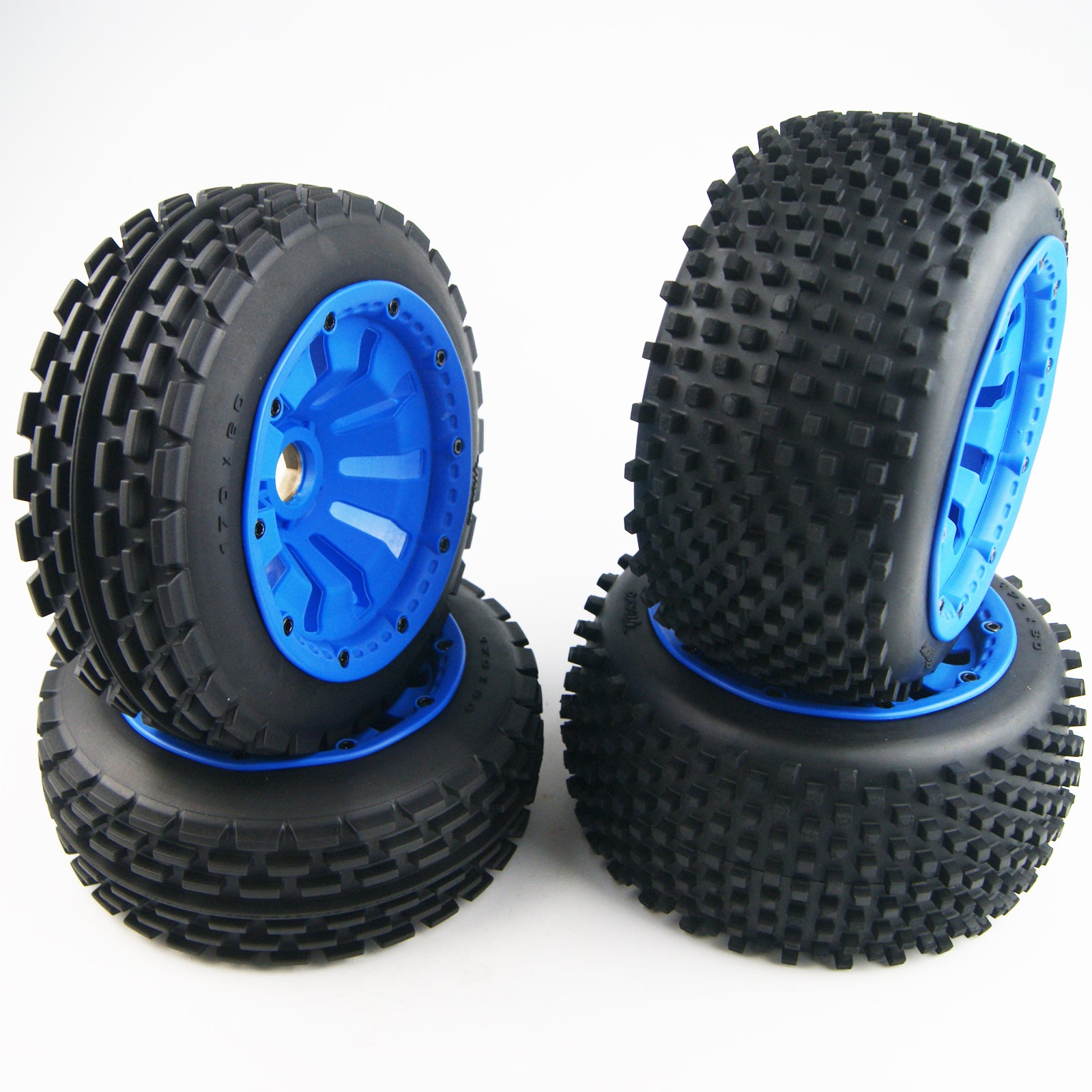 (CN, US) Front and Rear Dirt Wheel Tyre for Hpi Rovan Km Baja 5b SS