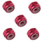 5pcs Set Aluminum Alloy Nuts with Lock M3 / M4 / M5