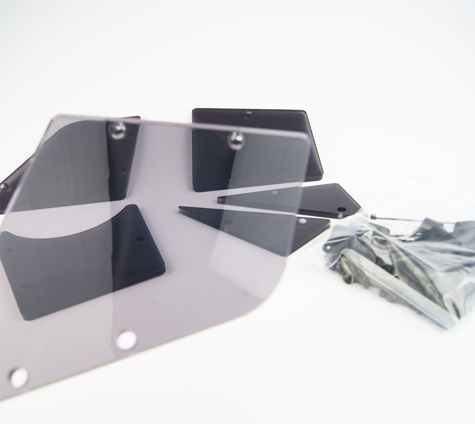 (CN, US) Side Windows Wind Shield for Losi DBXL E 2.0