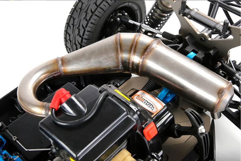 Stainless Steel Exhaust Pipe with Muffler for LT/ Losi 5ive T / 30°N 29CC,30.5CC,32CC,36CC,45CC Engines