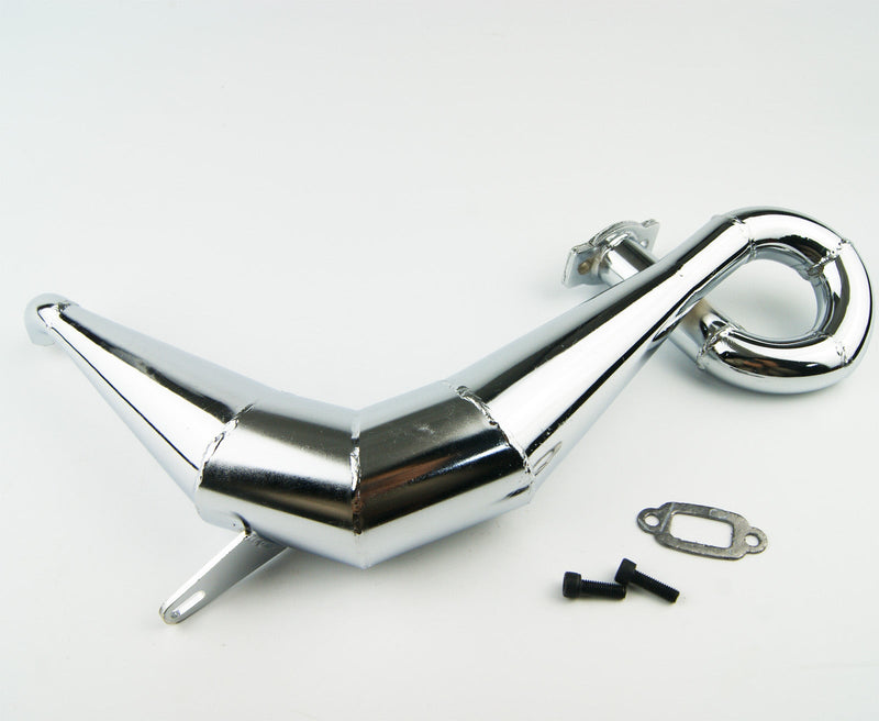 ( CN ) Chrome Steel exhaust pipe for Losi DBXL Desert Buggy XL 1.0 2.0