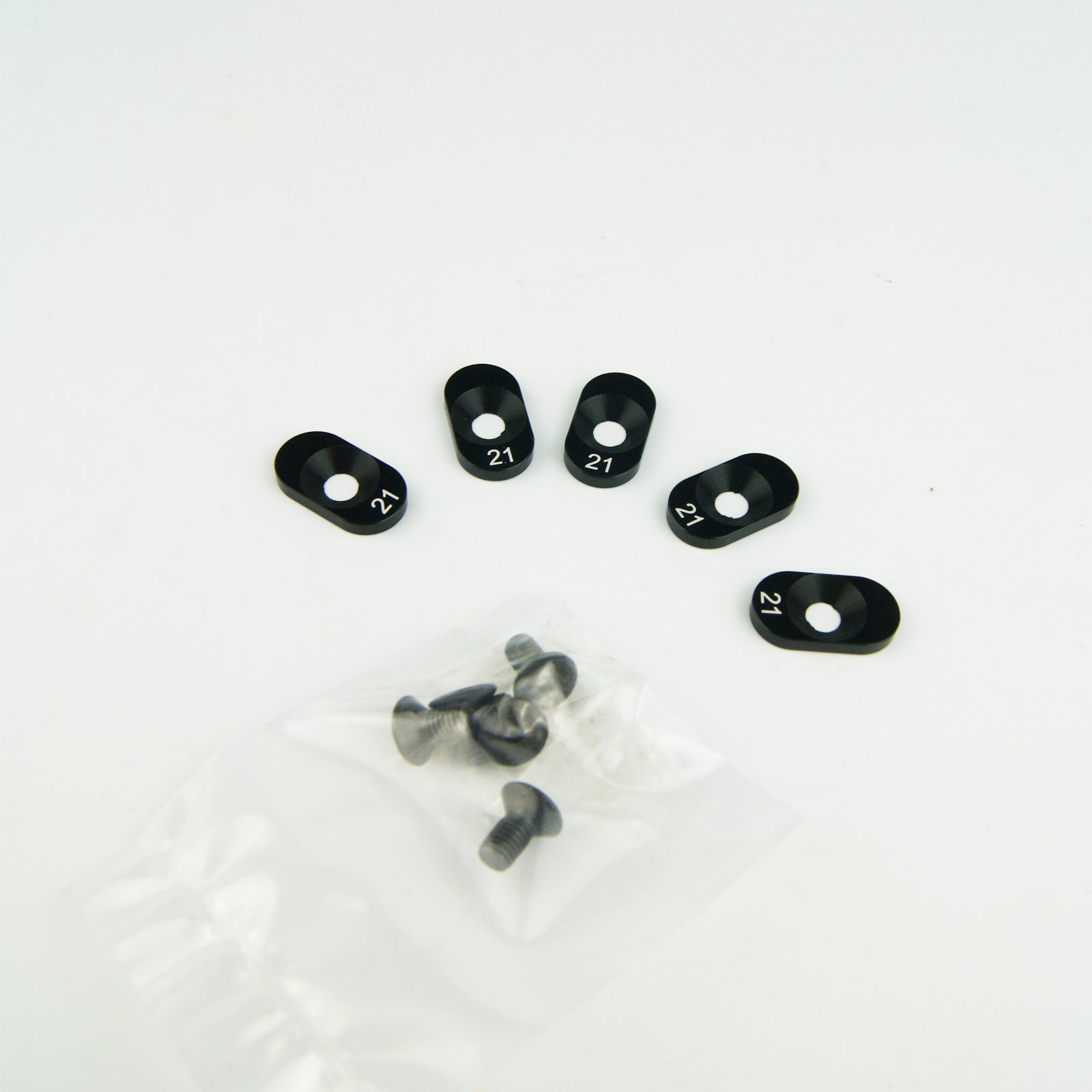 (CN, US) 19T 21T Gear Positioning Pad Engine Fixed Parts 5pcs for LOSI 5IVE-T / Rovan LT / 30 Degree North