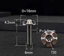 Titanium Bolt M5 / M6 / M8 Torx Head for Bicycle Motor Bikes