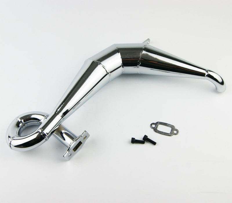 ( CN ) Chrome Steel exhaust pipe for Losi DBXL Desert Buggy XL 1.0 2.0