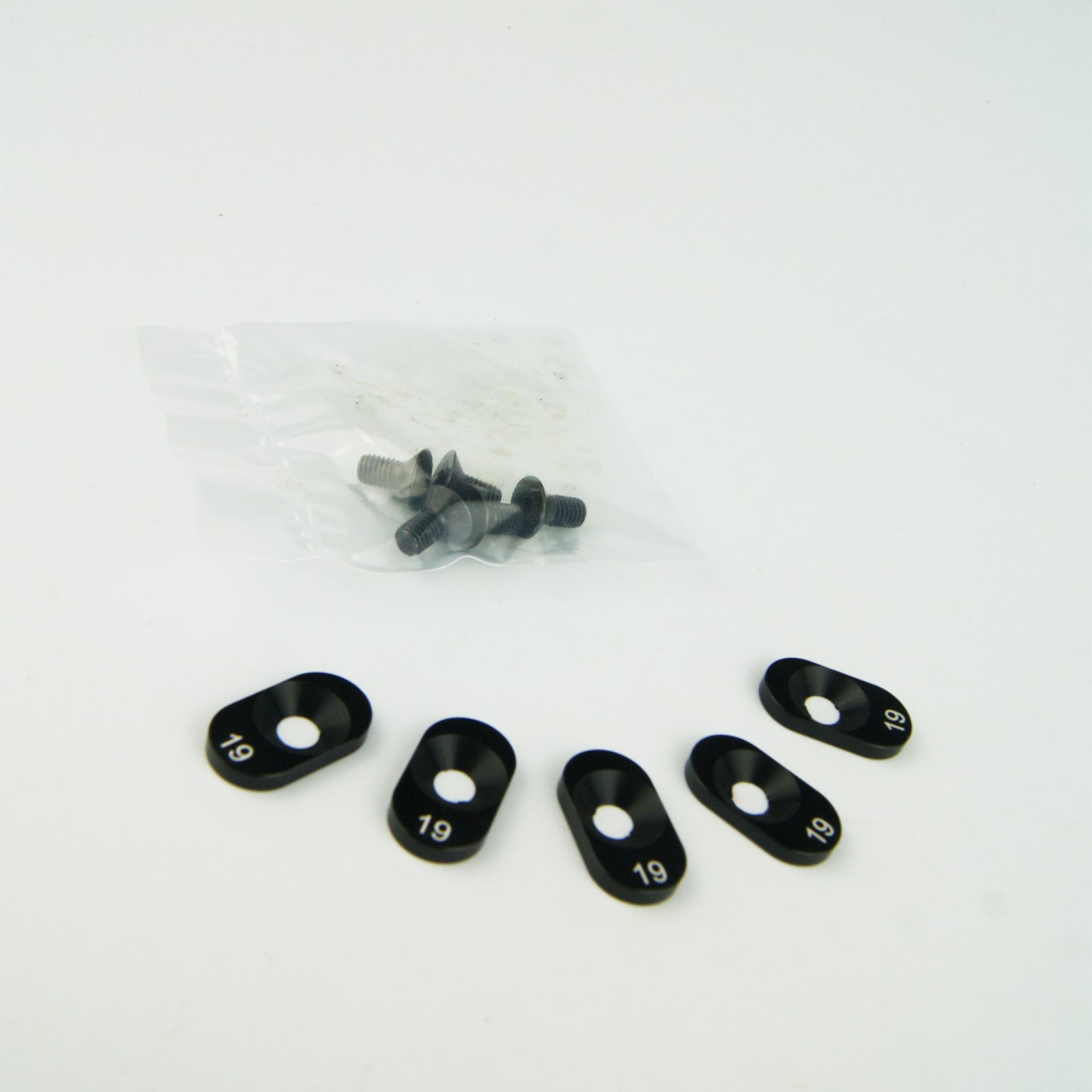 (CN, US) 19T 21T Gear Positioning Pad Engine Fixed Parts 5pcs for LOSI 5IVE-T / Rovan LT / 30 Degree North