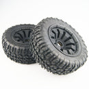 Knobby tire wheel kit for losi 5IVE-T rovan LT KM X2 truck