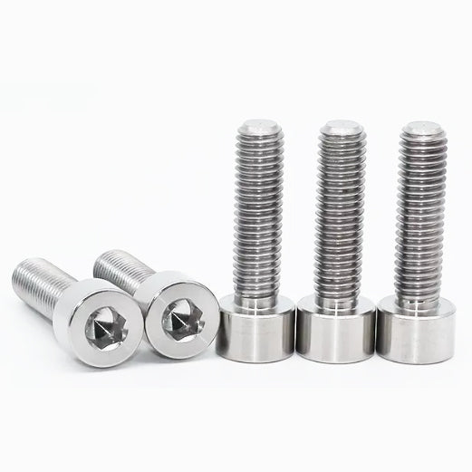 5pcs of Gr.5 Titanium Hex Socket Bolts Cap Head M3 / M4 / M5 / M6