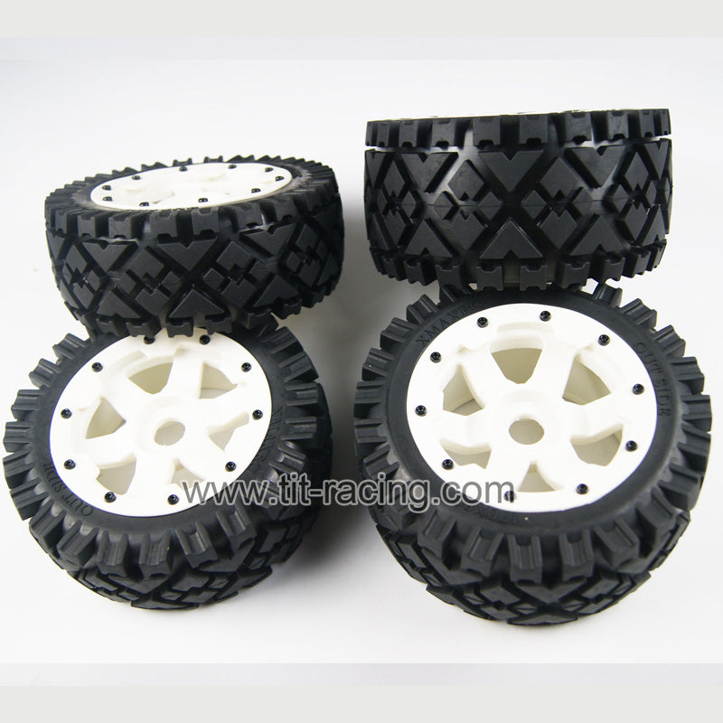 ( CN, US ) Front and rear all terrain tire wheel for hpi rovan km baja 5b ss