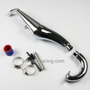 Steel side exhaust pipe for hpi rovan km baja 5b 5t 5sc