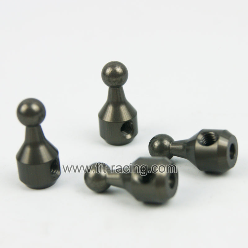 ( CN ) 4 pcs AL alloy sway bar ball end for King Motor HPI Rovan Baja 5B SS 5T KM T1000