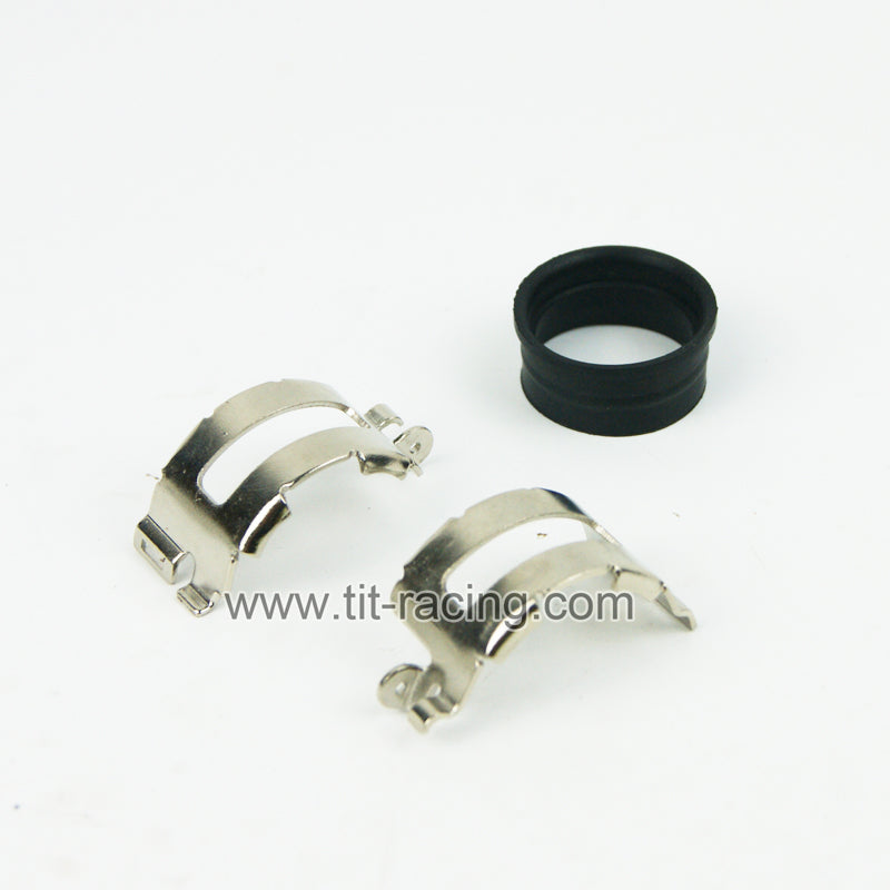 ( CN, US ) Exhaust pipe hoop and rubber seal for King Motor HPI Rovan Baja 5B SS 5T