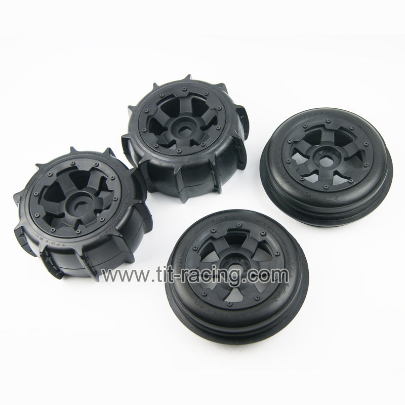 ( CN, US ) Sand tire wheel kit for hpi rovan km baja 5b ss