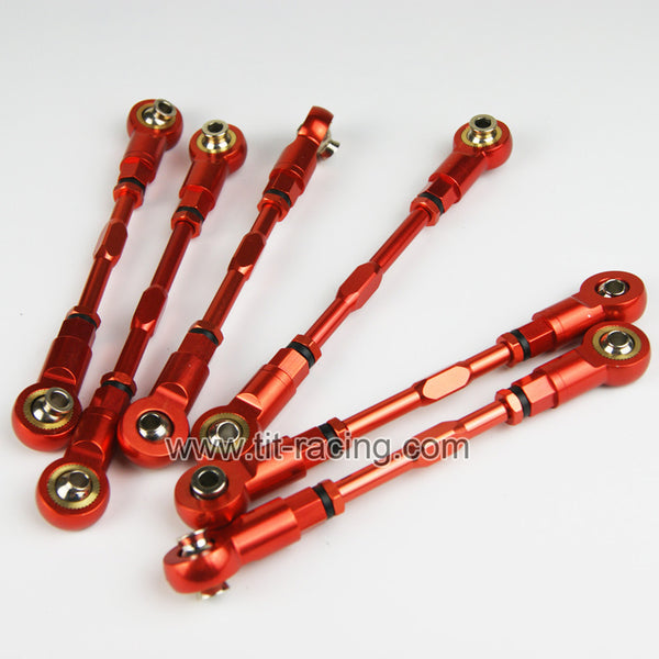 Rovan LT-SLT Alloy Steel Upper Turnbuckles Steering Fit LOSI 5IVE T KM X2