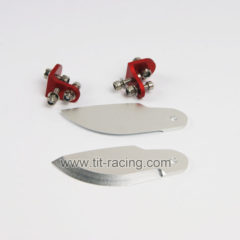 Aluminium turn fins water stabilizer trim fin 35 x 72mm for rc gas boat