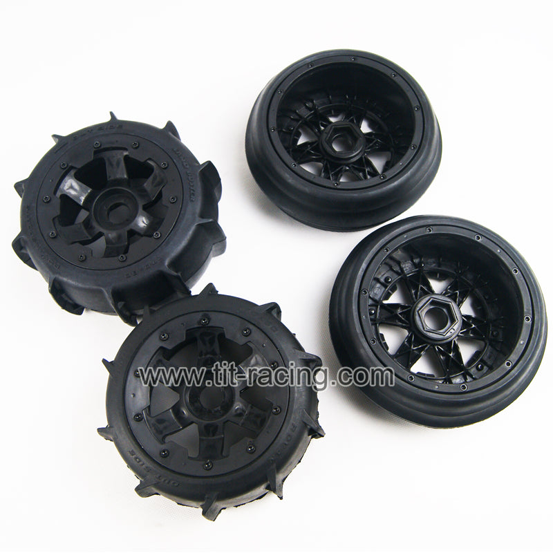 ( CN, US ) Sand tire wheel kit for hpi rovan km baja 5b ss