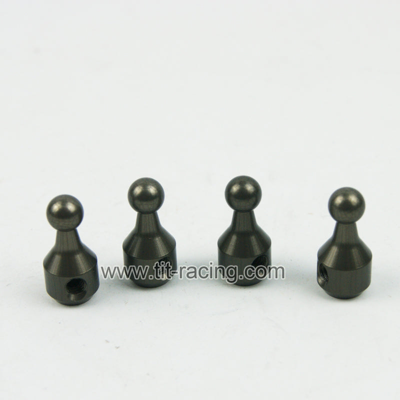 ( CN ) 4 pcs AL alloy sway bar ball end for King Motor HPI Rovan Baja 5B SS 5T KM T1000