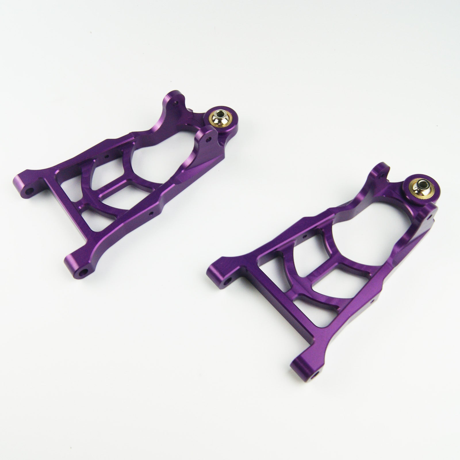 Purple metal Front lower arm for hpi rovan KM baja 5b 5t 5sc truck buggy