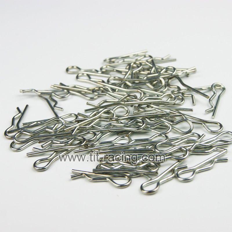 100pcs RC Body Clips 1/5th 1/8th Scale Pins HPI Baja Losi 5ive t