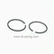 34mm/36mm Piston Rings Fit RC Boat 26cc 29cc Marine Engine Zenoah G260PUM G290PUM