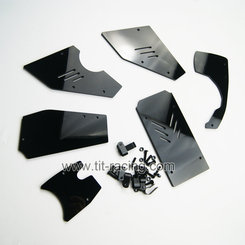 ( CN, US ) Front and rear windshield windows for HPI Rovan KM Baja 5B