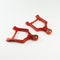 Orange aluminium front upper arm for hpi rovan kingmotor baja 5b 5t 5sc