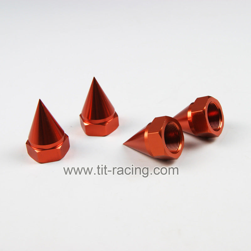 Orange enclosed wheel cap nut for Losi 5ive T Rovan LT