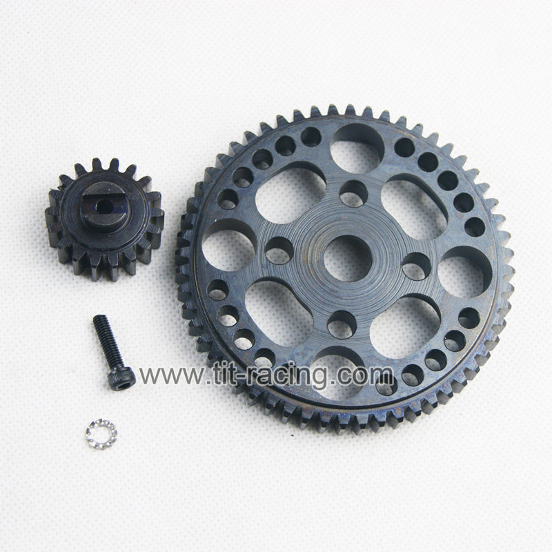 ( CN ) Steel 56T spur gear and 18T pinion for hpi rovan km baja 5b 5t 5sc