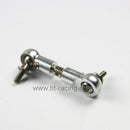 ( CN, US ) Silver alloy pull rod fit 1/5 RC hpi rovan km baja 5B 5T 5SC