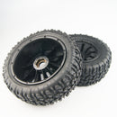 Knobby tire wheel kit for losi 5IVE-T rovan LT KM X2 truck