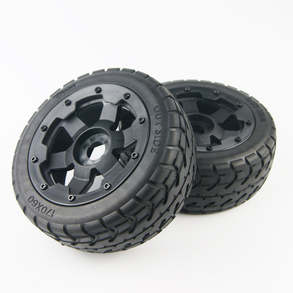 ( CN, US ) Front rear on road wheel tire kit fit hpi rovan km baja 5b ss