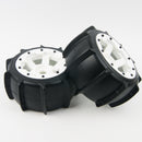 ( CN ) Front Rear sand tires with white wheels kit for hpi rovan km baja 5b ss
