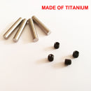 ( CN, US ) Titanium steel dog bone pins set for hpi rovan km baja 5b 5t 5sc