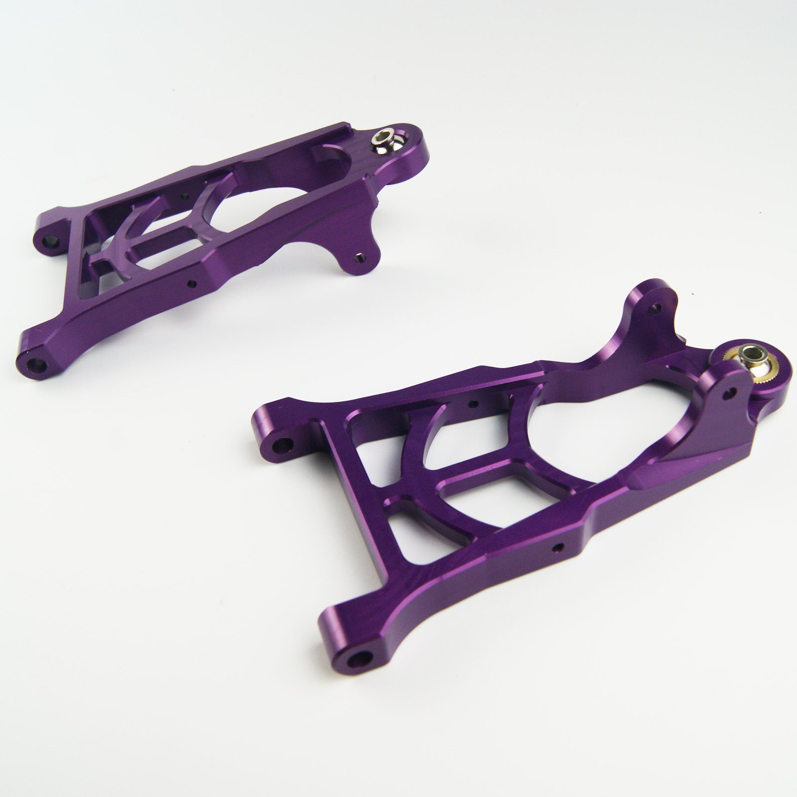 Purple metal Front lower arm for hpi rovan KM baja 5b 5t 5sc truck buggy