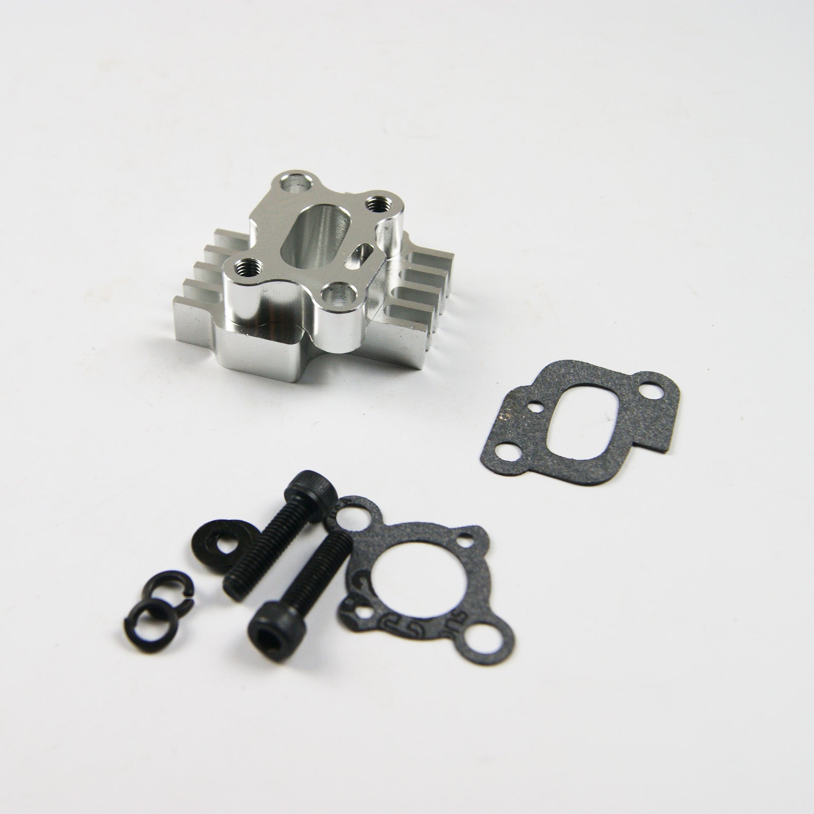 (CN, US) Alloy intake manifold for hpi rovan km Baja 5b 5t Losi engine 1/5