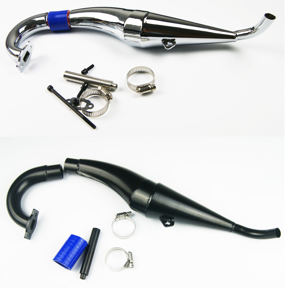 Steel side exhaust pipe for hpi rovan km baja 5b 5t 5sc