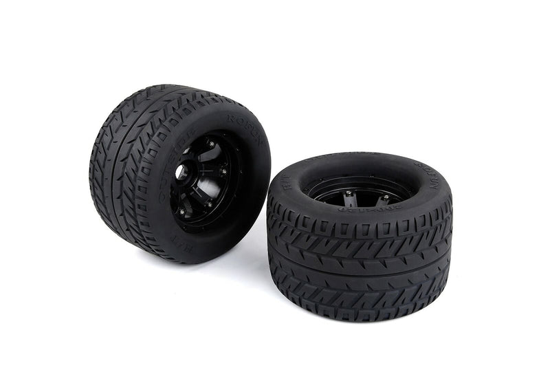 ( CN ) 1/5 Scale RC Car Huge On-Road Wheel Tire Kit Set 200 X 120 for HPI ROVAN FG LOSI